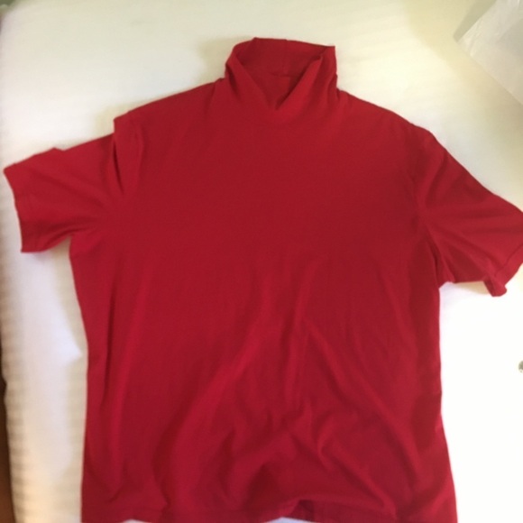 Red St. John Short Sleeved Shirt Size Large - Picture 6 of 6